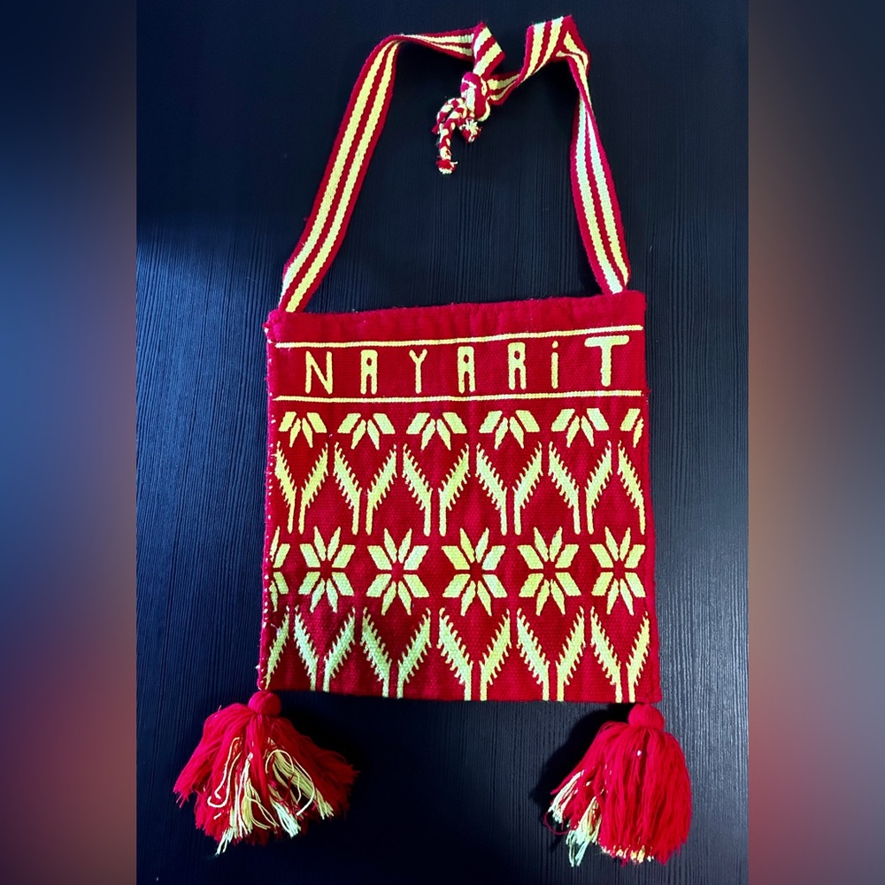 Handmade “Nayarit” Tote Bag w/Tassels - From Nayarit, MX